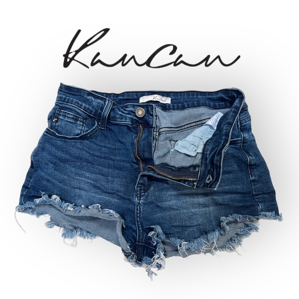 🐠KanCan | Raw Hem Cutoff Denim Shorts